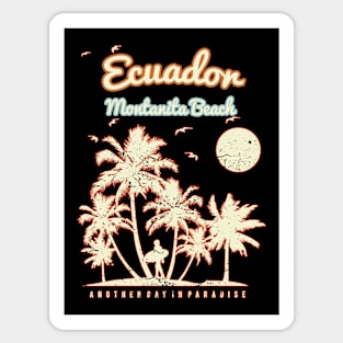 Montanita Beach Ecuador Sticker